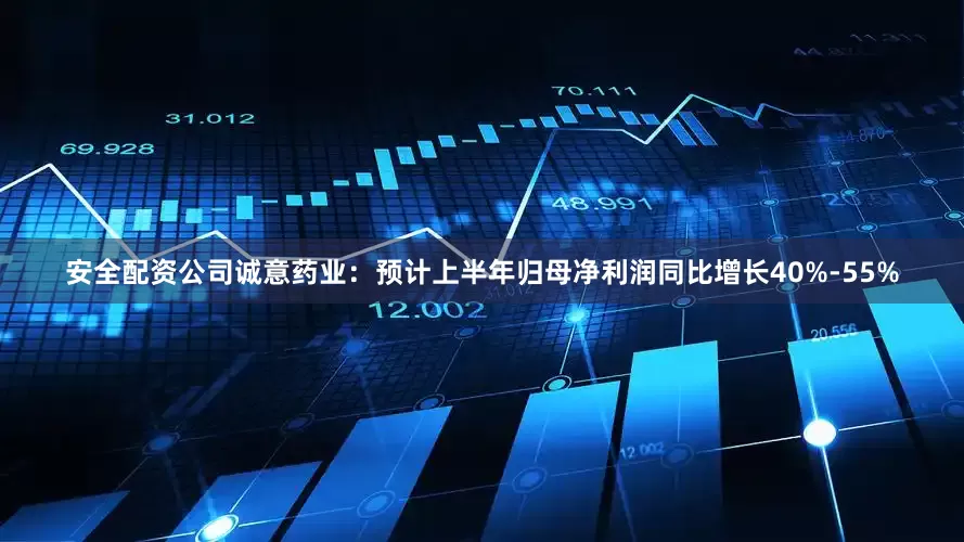 安全配资公司诚意药业：预计上半年归母净利润同比增长40%-55%